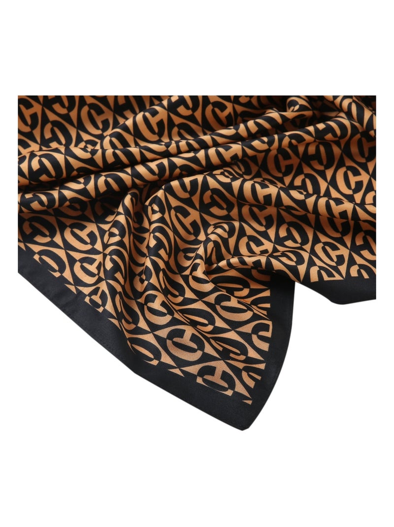 Grand carré de Soie C-LikeCabale Zoé Or - Kiabi