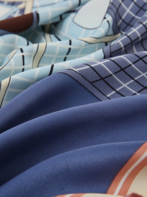 Grand carré de Soie Eleganthorse Zoé - Kiabi
