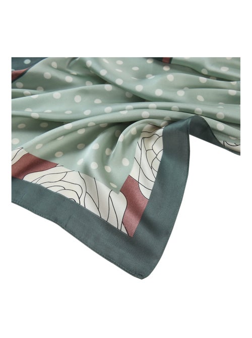 Grand carré de Soie Fewpoint Zoé - Kiabi