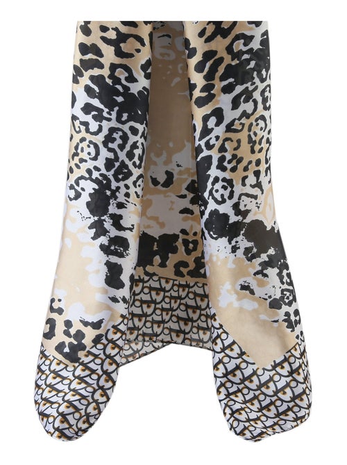 Grand carré de Soie Pantherspirit Zoé - Kiabi