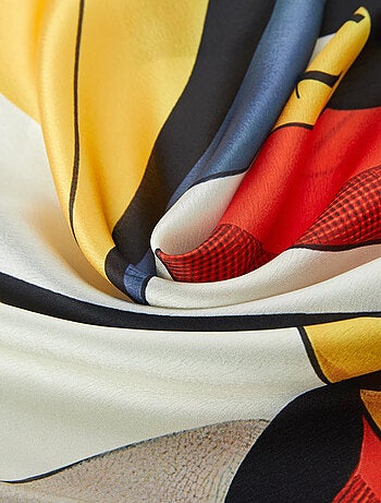 Grand carré de soie Pelican Zoé