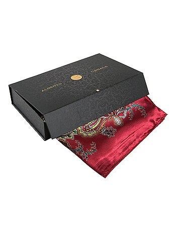 Grand carré de Soie Red Zoé