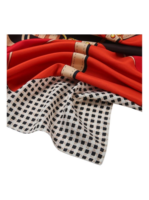 Grand carré de Soie Selling Zoé - Kiabi