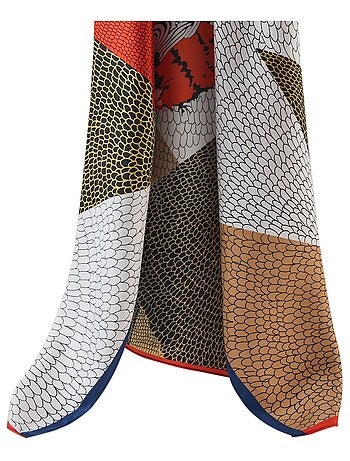 Grand carré de Soie Snake Zoé