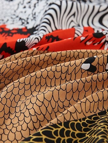 Grand carré de Soie Snake Zoé