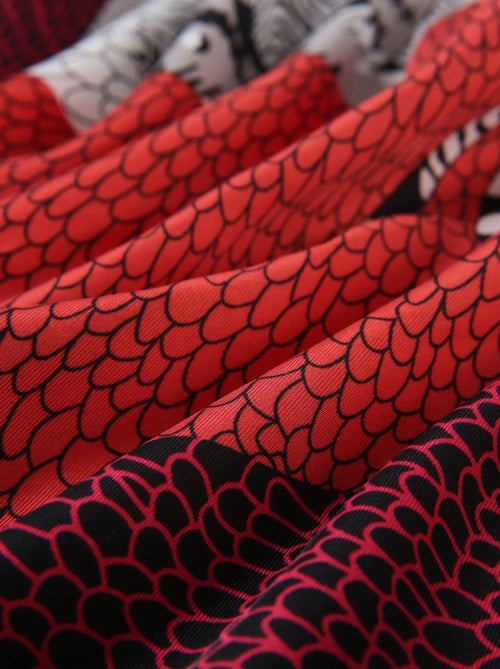 Grand carré de Soie Snake Zoé - Kiabi