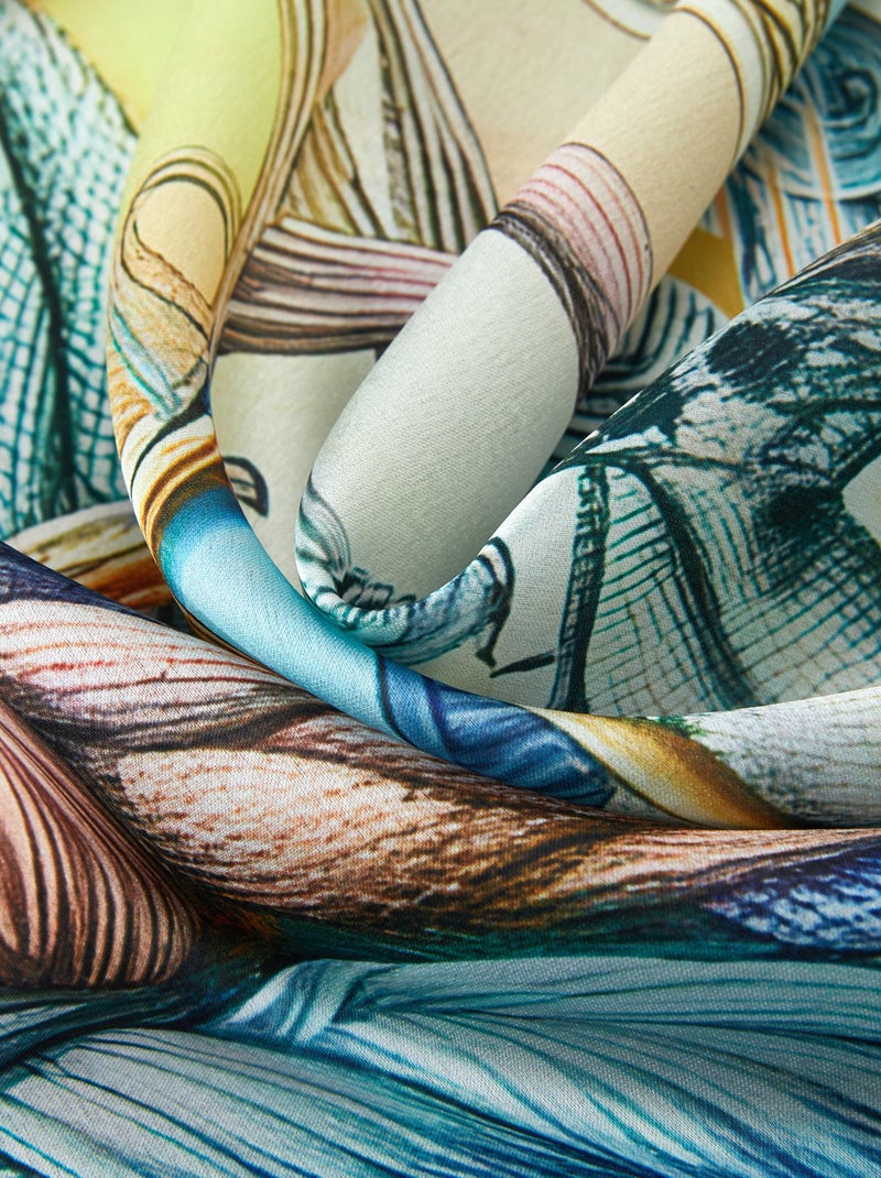 Grand carré de soie Spring Rope Zoé Multicolore - Kiabi