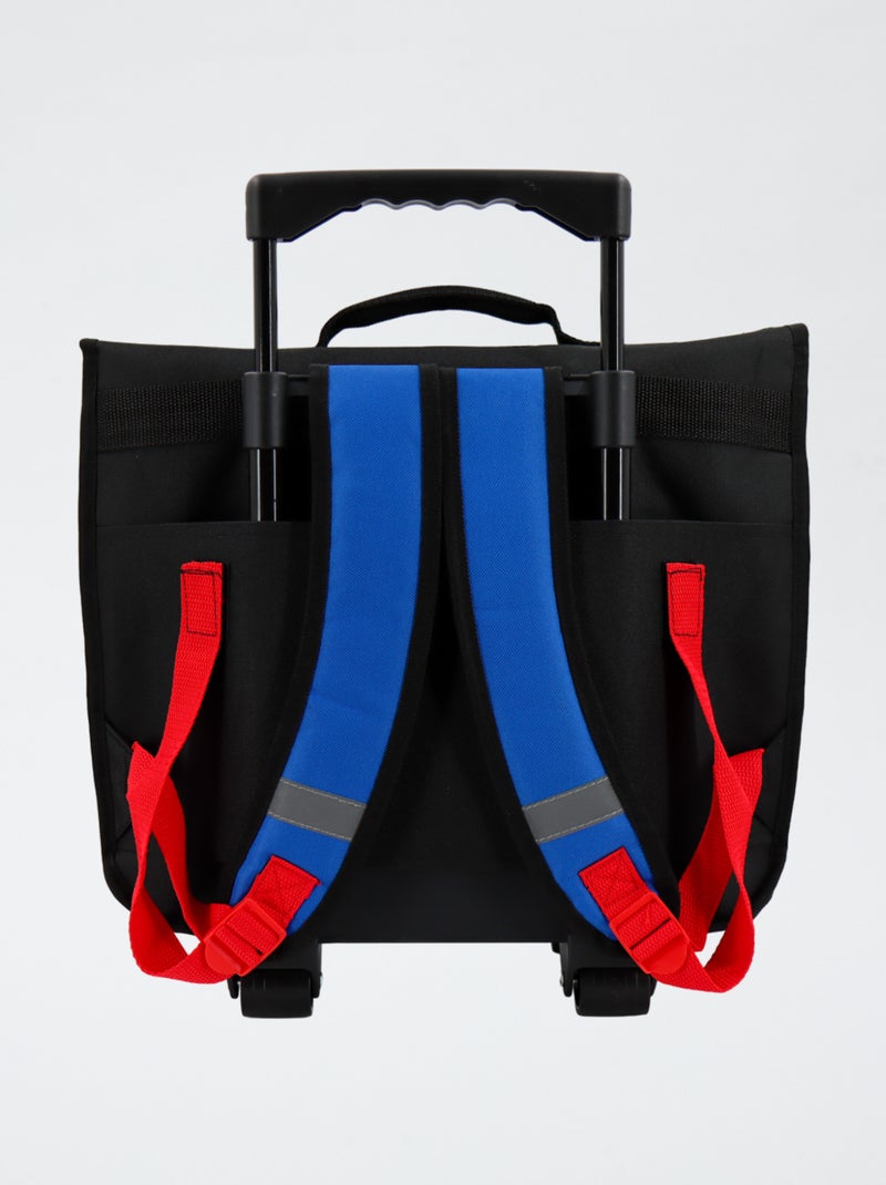 Grand cartable à roulettes 'Spider-man' Bleu - Kiabi