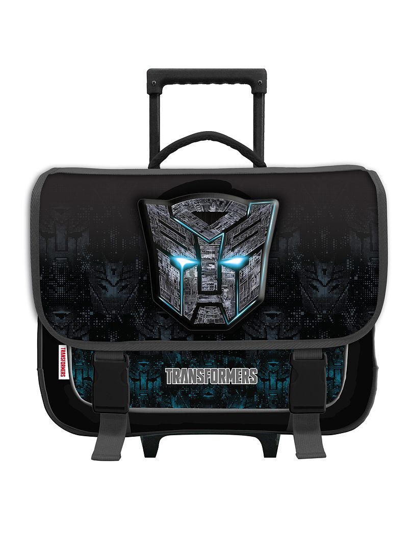 Grand cartable à roulettes 'Transformers' noir - Kiabi
