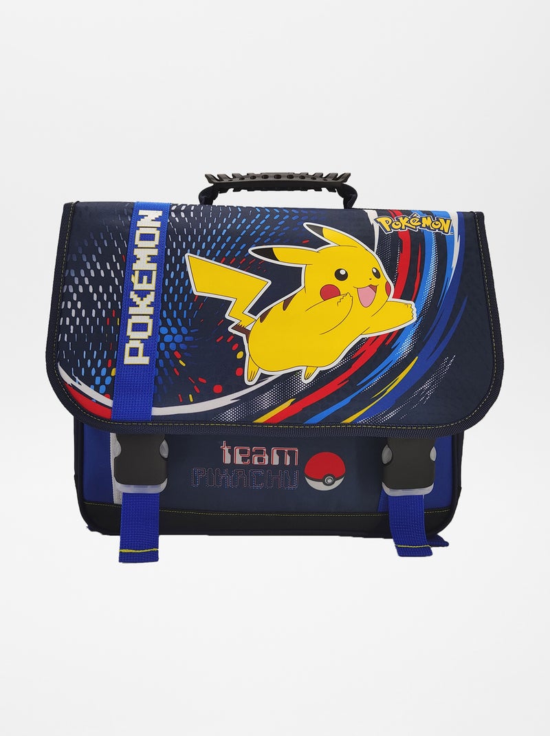 Grand cartable 'Pokemon' bleu - Kiabi