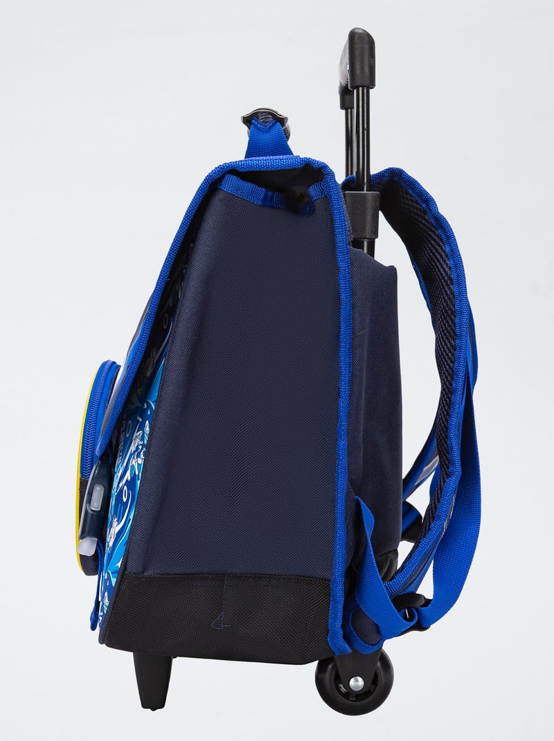 Grand cartable 'Sonic' bleu - Kiabi
