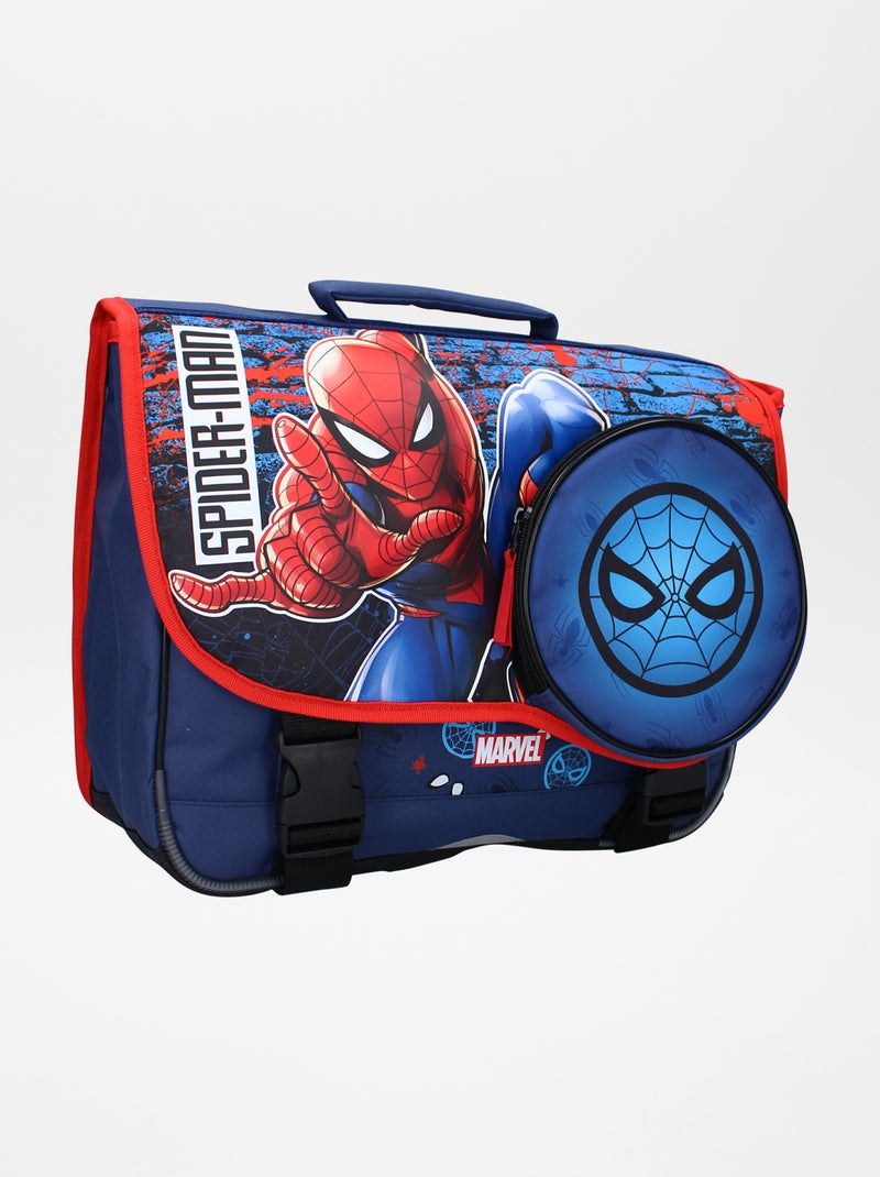 Grand Cartable 'Spider-man' bleu - Kiabi