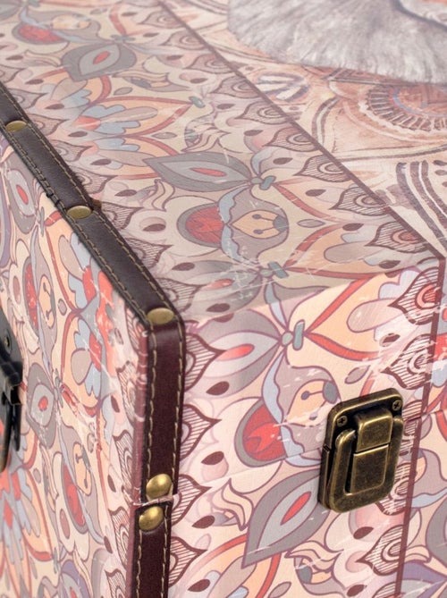 Grand Coffre de rangement Éléphant Ethnique - Kiabi