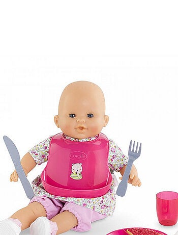 Grand coffret repas pour poupon 36/42 cm