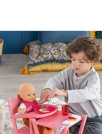 Grand coffret repas pour poupon 36/42 cm