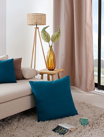 Grand coussin carré déhoussable en coton PANAMA