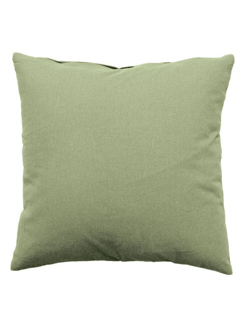 Grand coussin carré déhoussable en coton PANAMA - Kiabi