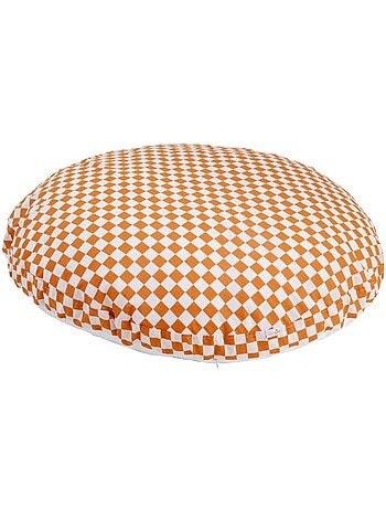 Grand coussin de sol à carreaux pour enfants