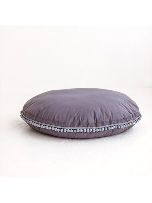 Grand coussin de sol avec pompons - Kiabi