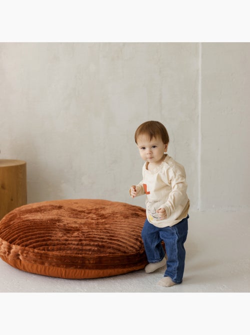 Grand coussin de sol pour enfants avec housse en velours côtelé - Kiabi