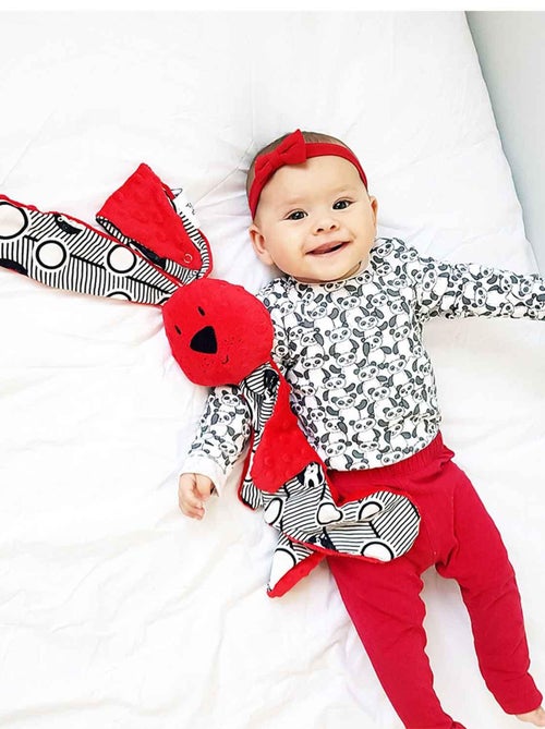 Grand doudou Lapin en Bambou: Le cadeau de naissance parfait SEVIRA KIDS - Kiabi