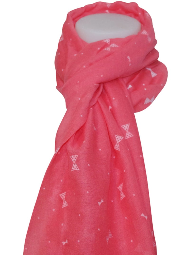 Grand foulard JUDIT Orange corail - Kiabi