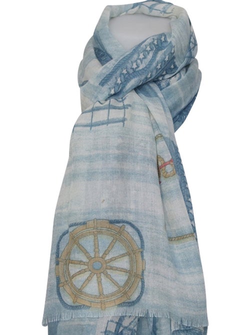 Grand foulard marin - Kiabi