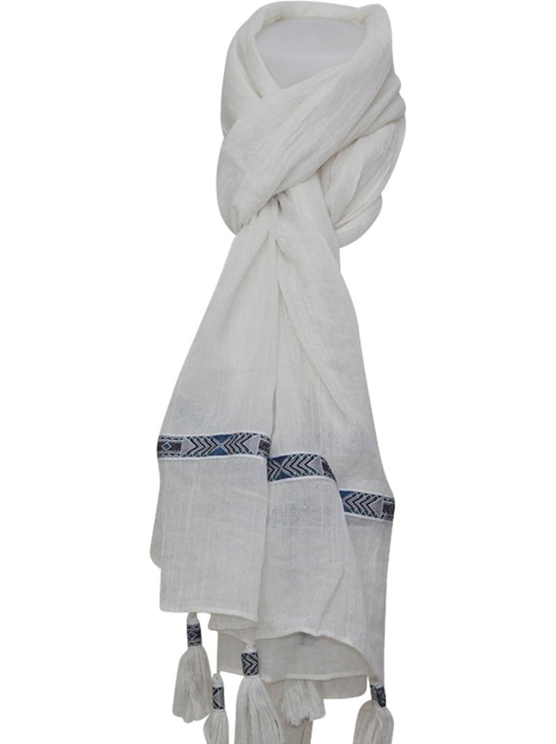 Grand foulard PELAGIE Beige - Kiabi