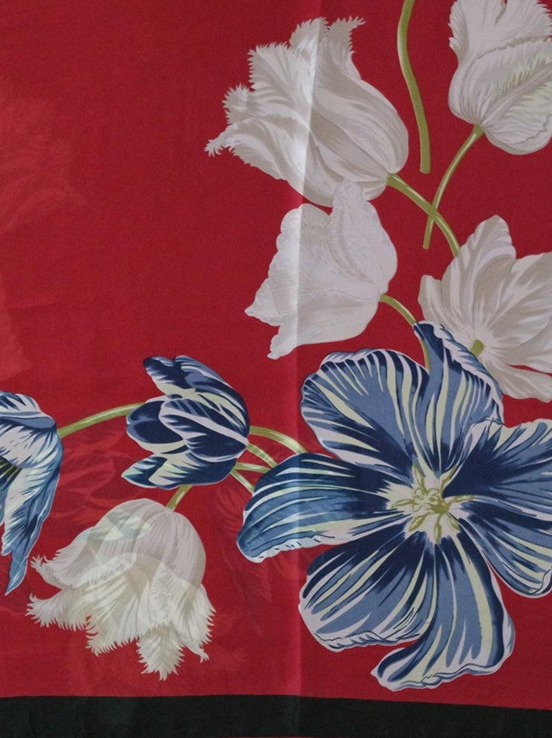 Grand foulard polysatin NIT Bordeaux - Kiabi