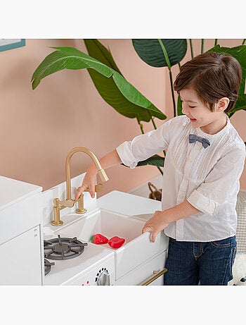 Grand jeu de cuisine en bois pour enfant