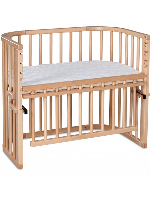 Grand Lit berceau Cododo en Bois Naturel avec matelas - Maxi Comfort + - Kiabi