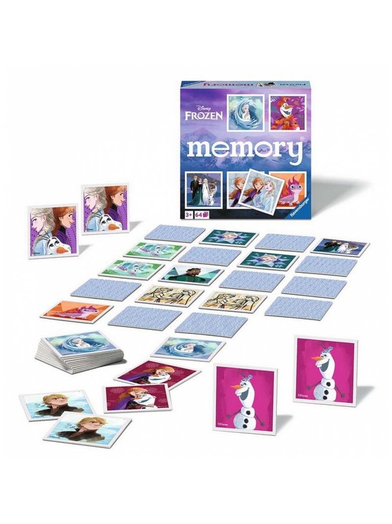 Grand memory - Disney La Reine des Neiges Bleu - Kiabi