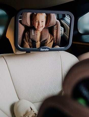 Grand miroir de voiture pour bébé LIONELO Sett - 360° - 24,8 x 17,5 cm