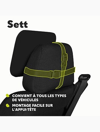 Grand miroir de voiture pour bébé LIONELO Sett - 360° - 24,8 x 17,5 cm