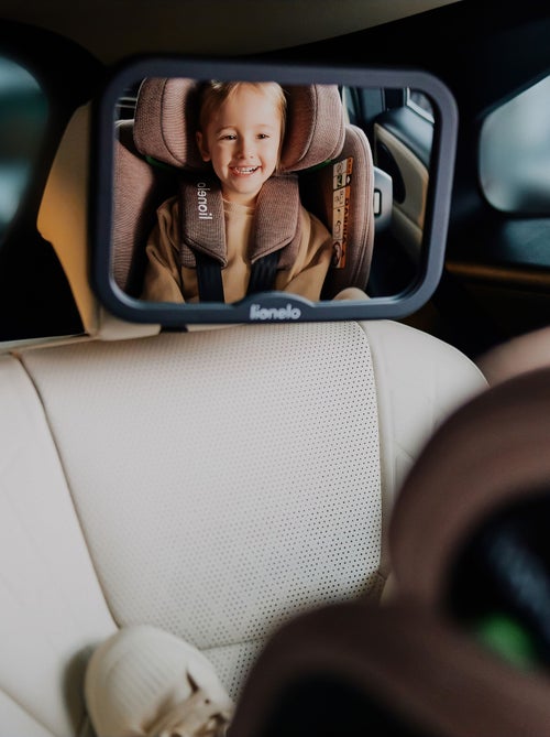 Grand miroir de voiture pour bébé LIONELO Sett - 360° - 24,8 x 17,5 cm - Kiabi Grand miroir de voiture pour bébé LIONELO Sett - 360° - 24,8 x 17,5 cm - Kiabi