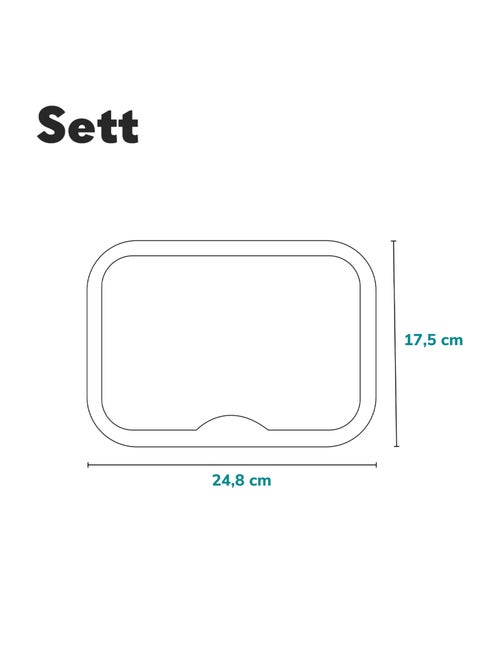Grand miroir de voiture pour bébé LIONELO Sett - 360° - 24,8 x 17,5 cm - Kiabi Grand miroir de voiture pour bébé LIONELO Sett - 360° - 24,8 x 17,5 cm - Kiabi