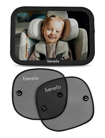 Grand miroir et 2 x Pare-Soleil LIONELO - Protection UV