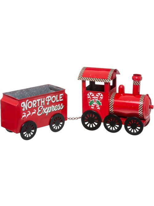Grand modèle métal train rouge l 66 cm - Kiabi
