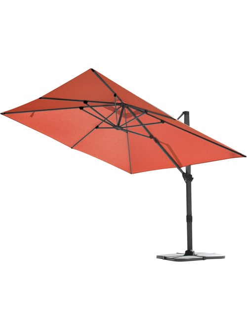 Grand parasol rectangulaire avec rotation 360° - Kiabi Grand parasol rectangulaire avec rotation 360° - Kiabi