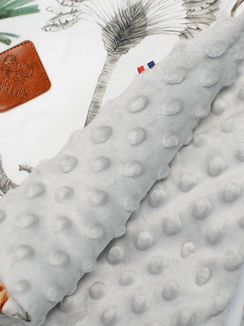 Grand plaid, couverture réversible en minky, Safari SEVIRA KIDS - Kiabi