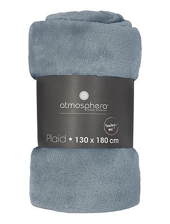 Grand plaid en Flanelle uni