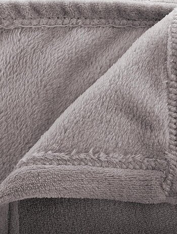 Grand plaid en Flanelle uni