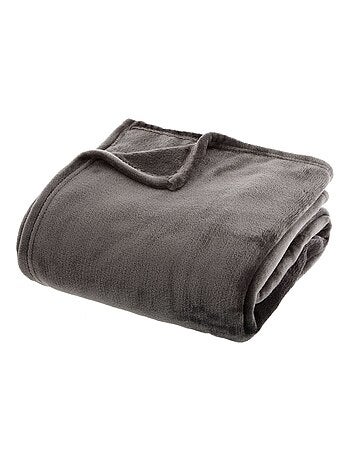 Grand plaid en Flanelle uni