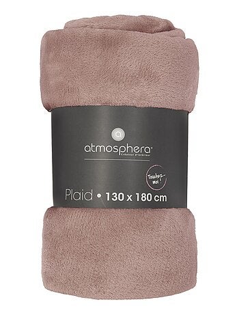 Grand plaid en Flanelle uni