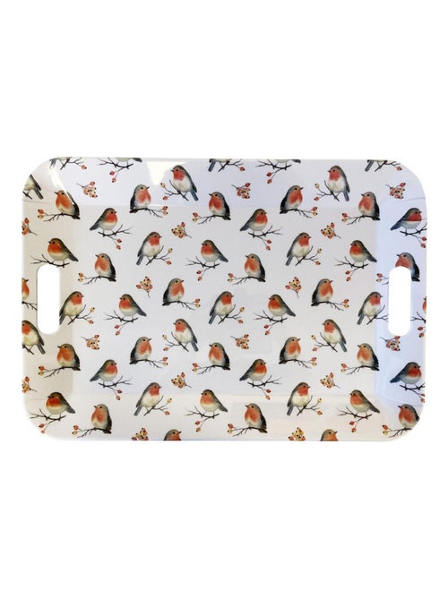 Grand Plateau rectangulaire Oiseaux 46.5 x 32.5 cm - Kiabi
