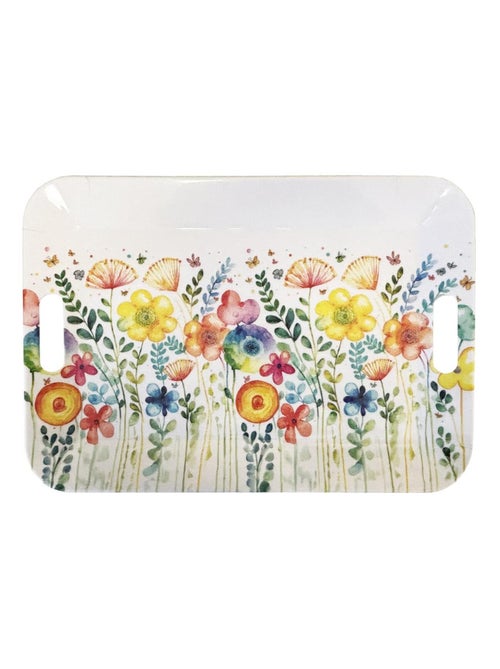 Grand plateau rectangulaire printemps éclatant - Kiabi