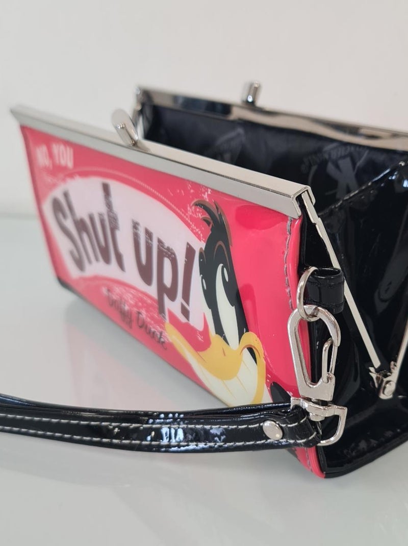 Grand porte monnaie rouge daffy duck Rouge - Kiabi