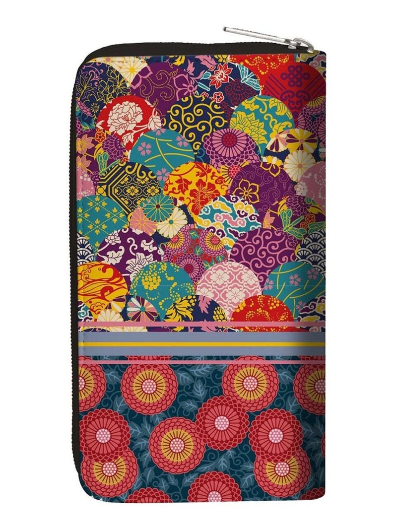 Grand portefeuille Téo Jasmin maiko Multicolore - Kiabi