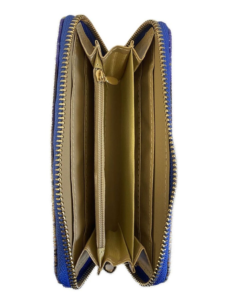 Grand portefeuille Terrasse du Café le Soir de Van Gogh Jaune - Kiabi