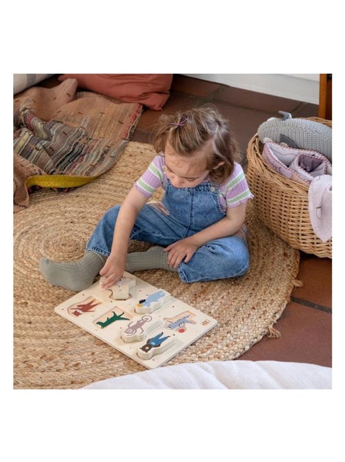 Grand puzzle en bois Animaux en Plywood - Kiabi